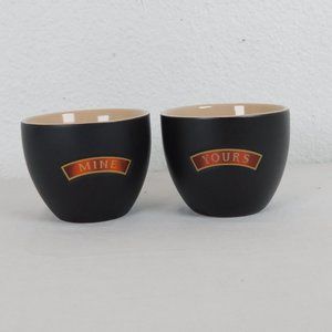 Baileys Irish Cream Holiday YOURS & MINE Cups Coffee Sake Dessert Set of 2